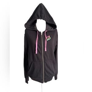 Spiritual Gangster x Peloton Black Zip Up Hoodie Medium